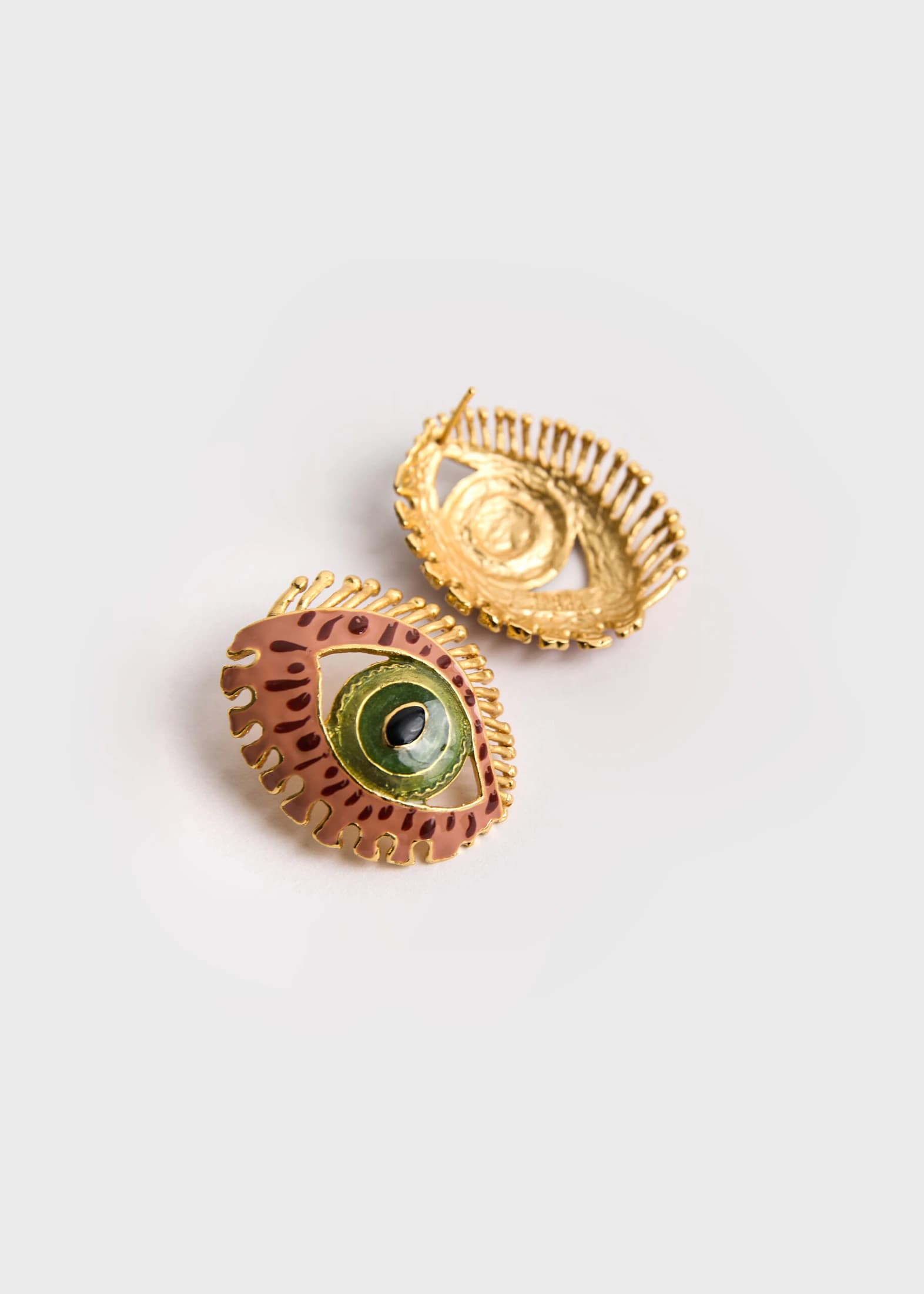 Aretes Maxi Cat Terracota