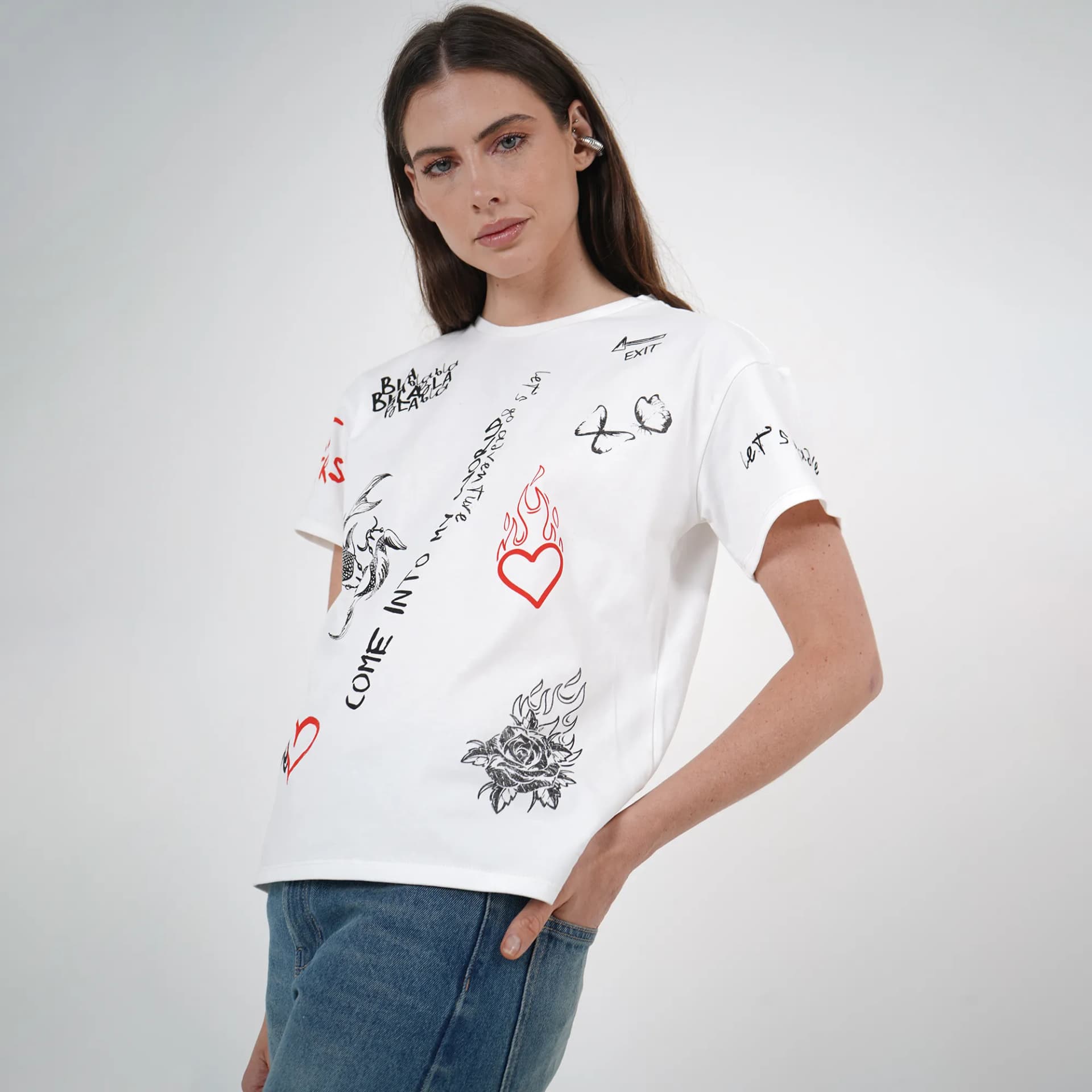 Camiseta Cuello Redondo Manga Corta - imagen 1