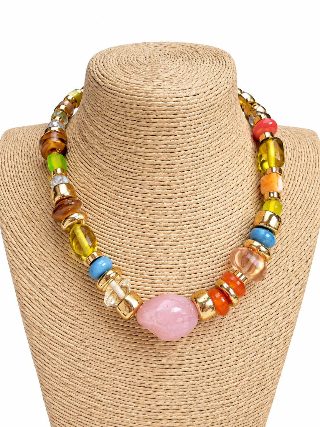 Collar Piedras Multicolor - imagen 1