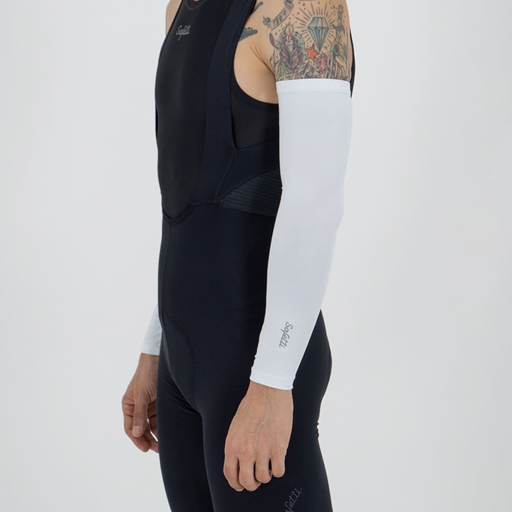 MANGUILLA CICLISMO BLANCO UNISEX - imagen 1
