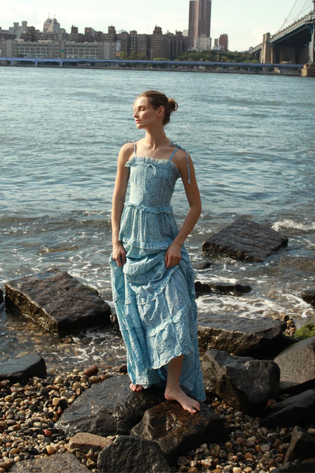 Cecilia Dress Blue - imagen 2