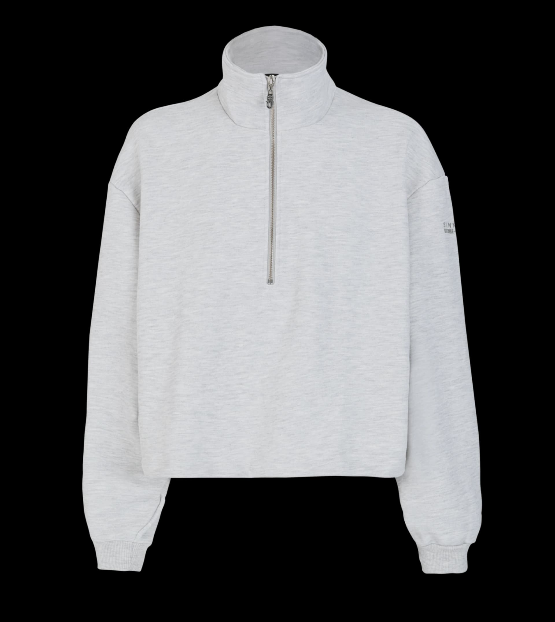 MONOGRAM ZIPPER JASPE SWEATER