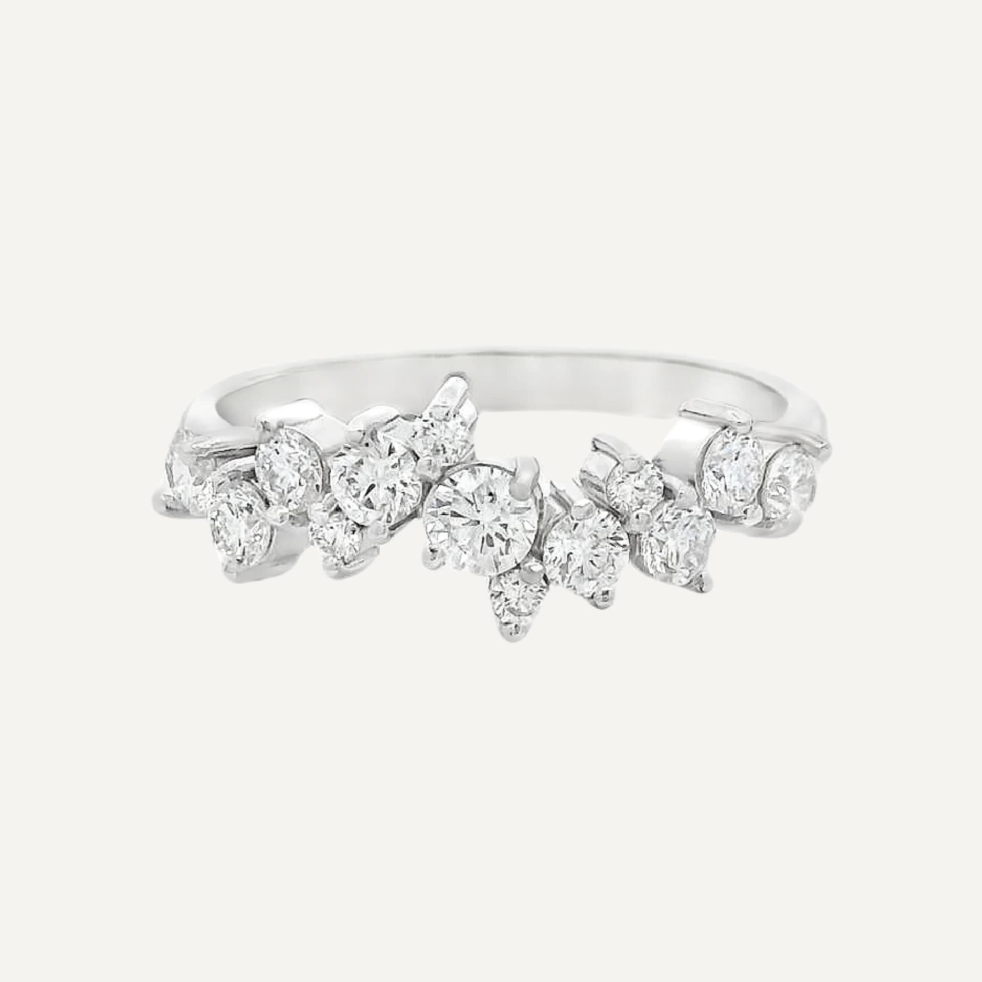 Anillo Zigzag Diamante
