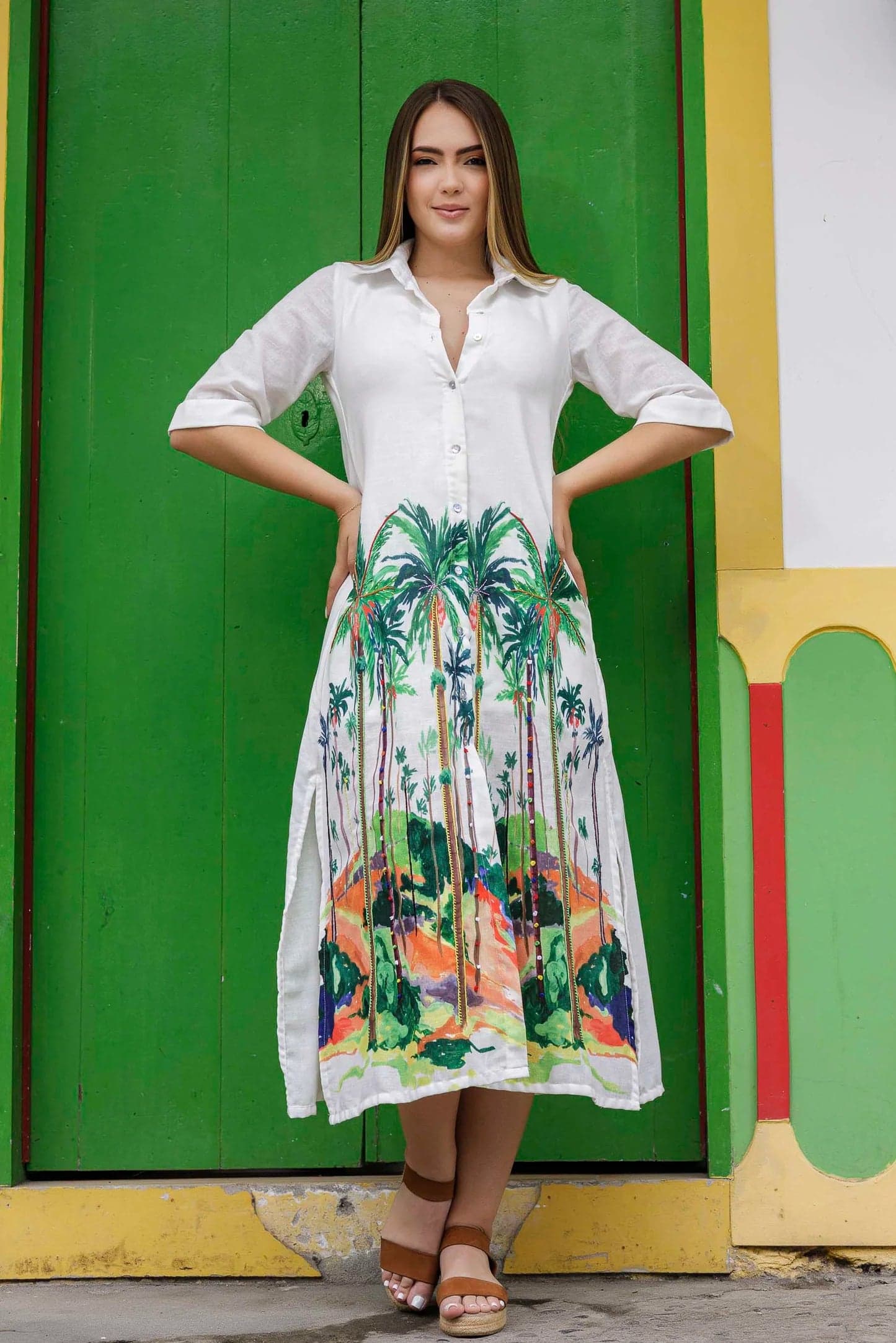 Andrea Dress Palmera - imagen 3