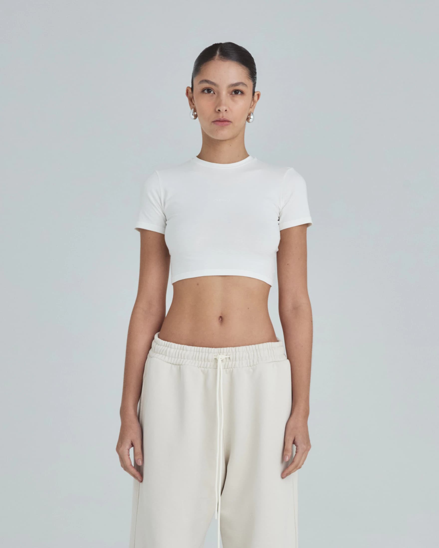 Line Basic Baby Tee White - imagen 2