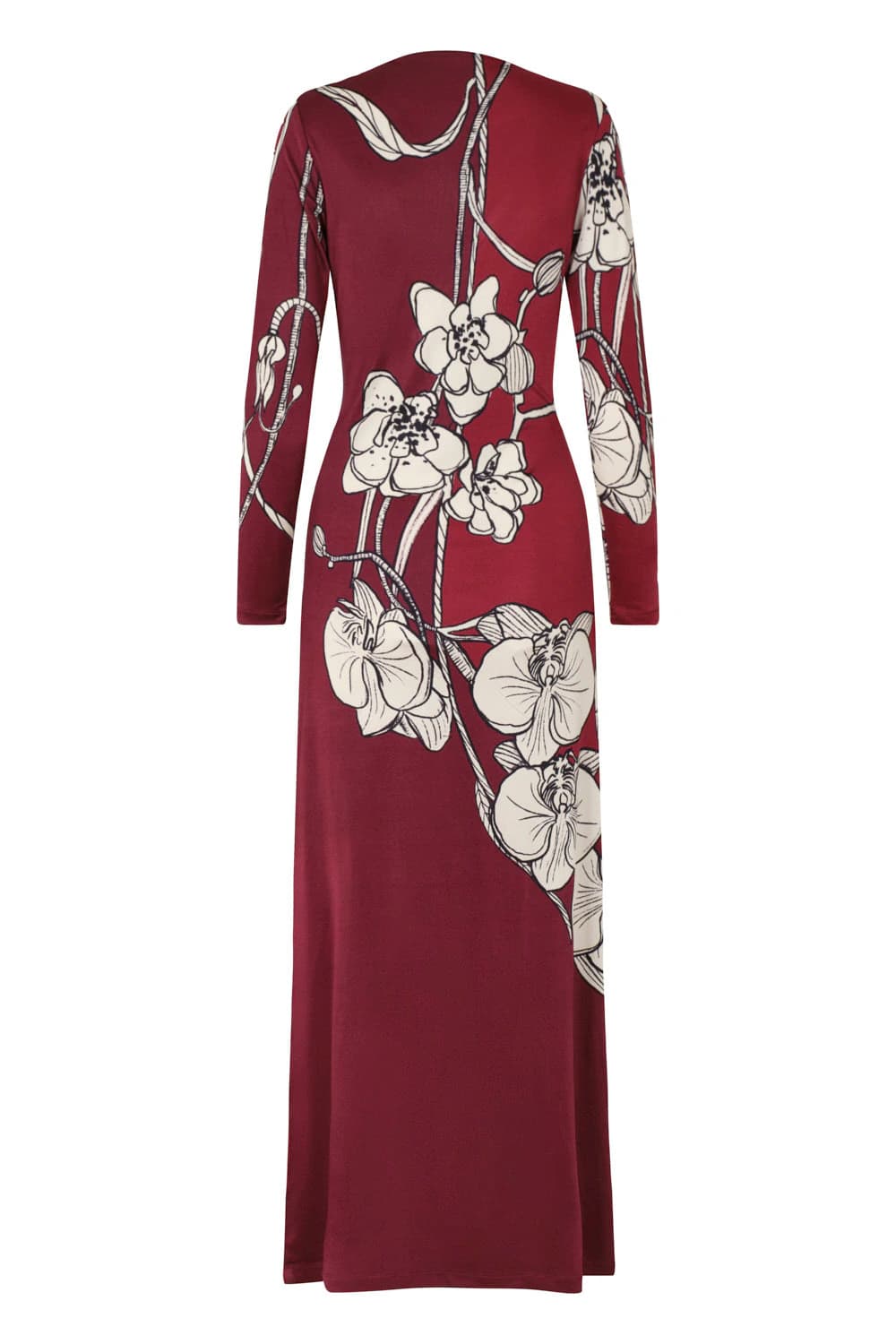 Vestido rossé vinotinto - imagen 4