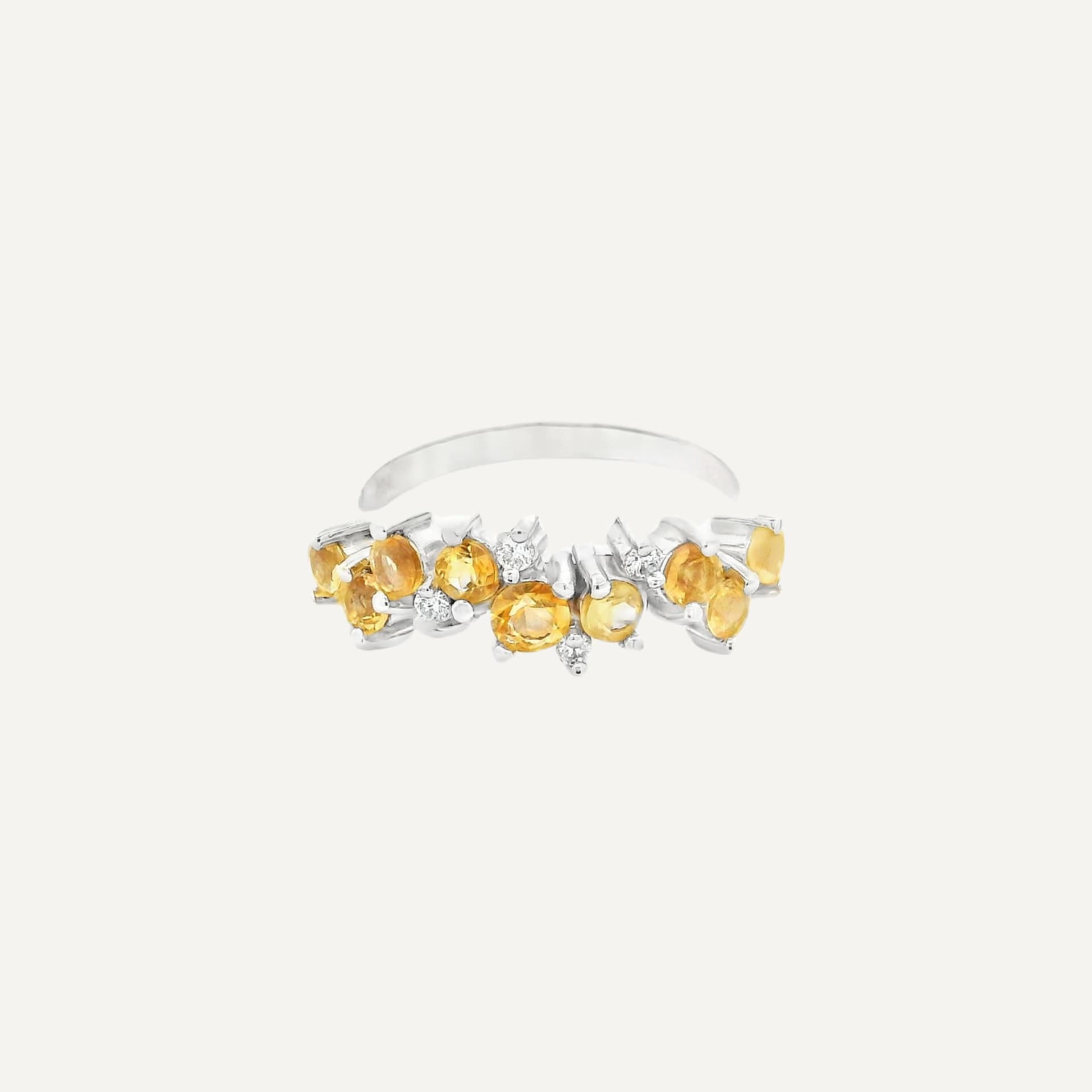 Anillo Zigzag Semipreciosas - imagen 2