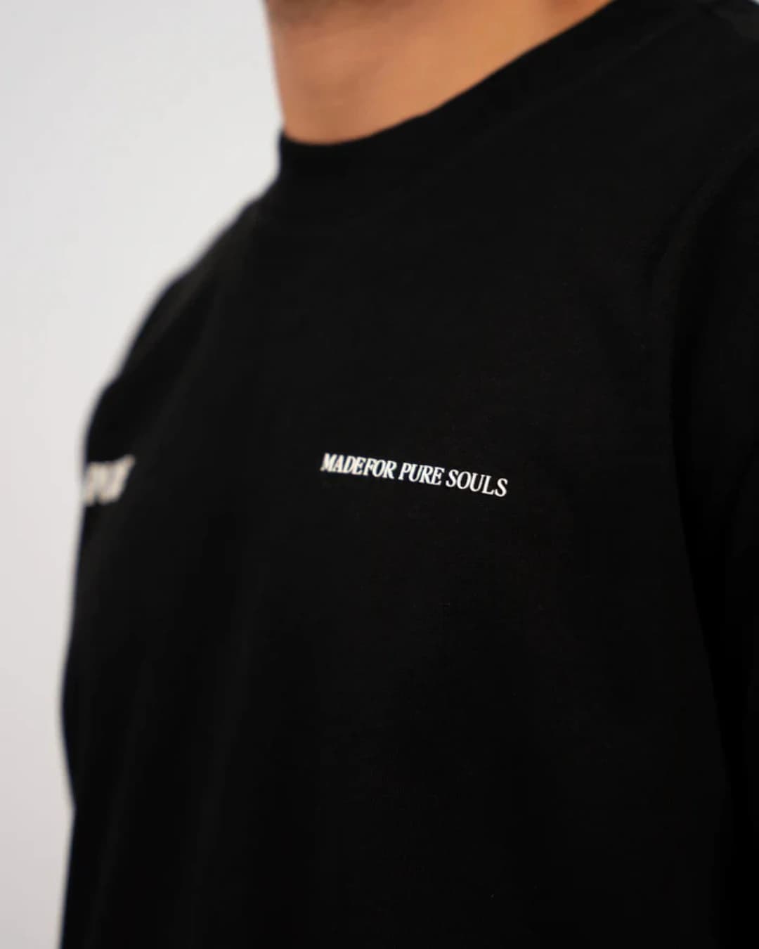 PURE BLACK REGULAR T-SHIRT - imagen 3