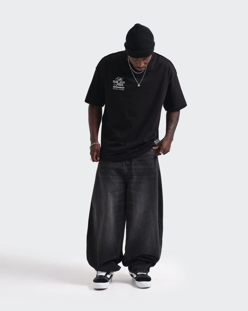 Camiseta Negra Oversize Night Vision - imagen 8