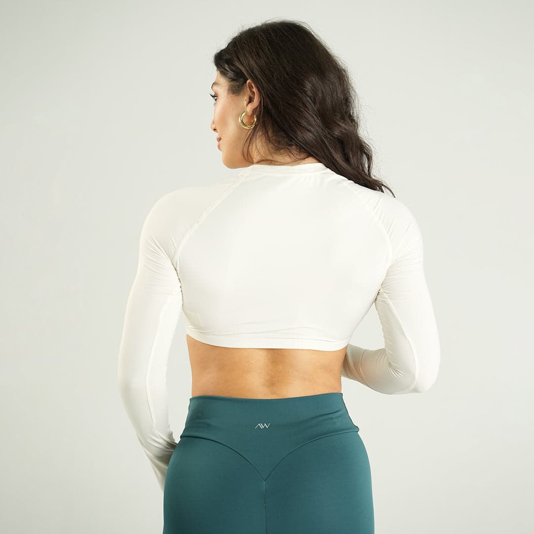 Long Sleeve Crop Crudo - imagen 2
