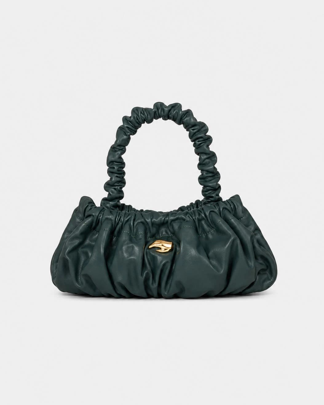 Pierre M Bottle Green Leather Bag