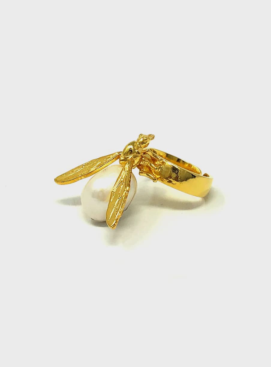 Anillo Hormiga culona perla - imagen 1