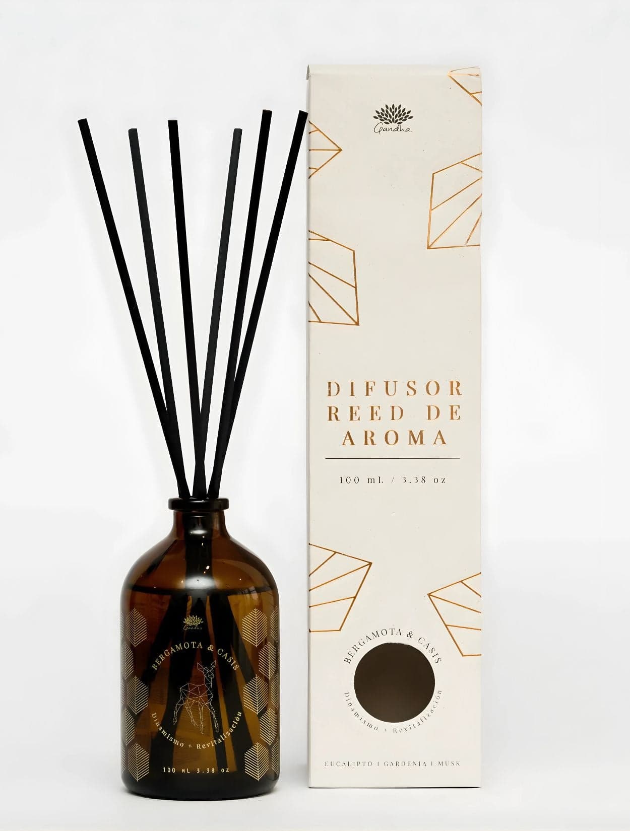 DIFUSOR REED BERGAMOTA & CASIS 100 ML - imagen 1