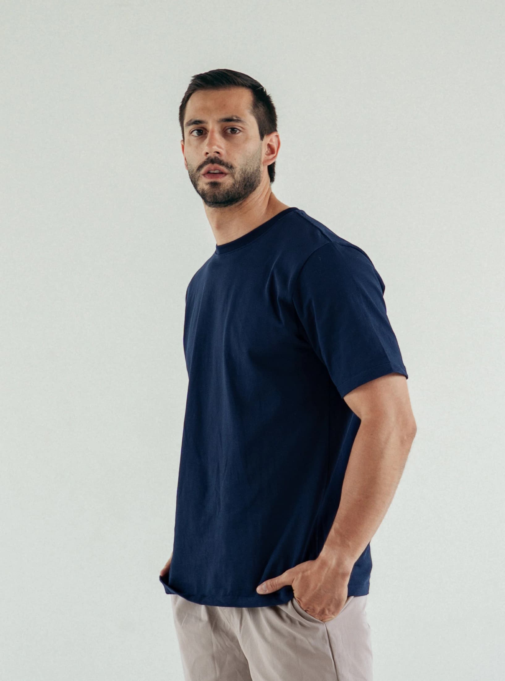 Camiseta Hombre Regular Fit - Navy