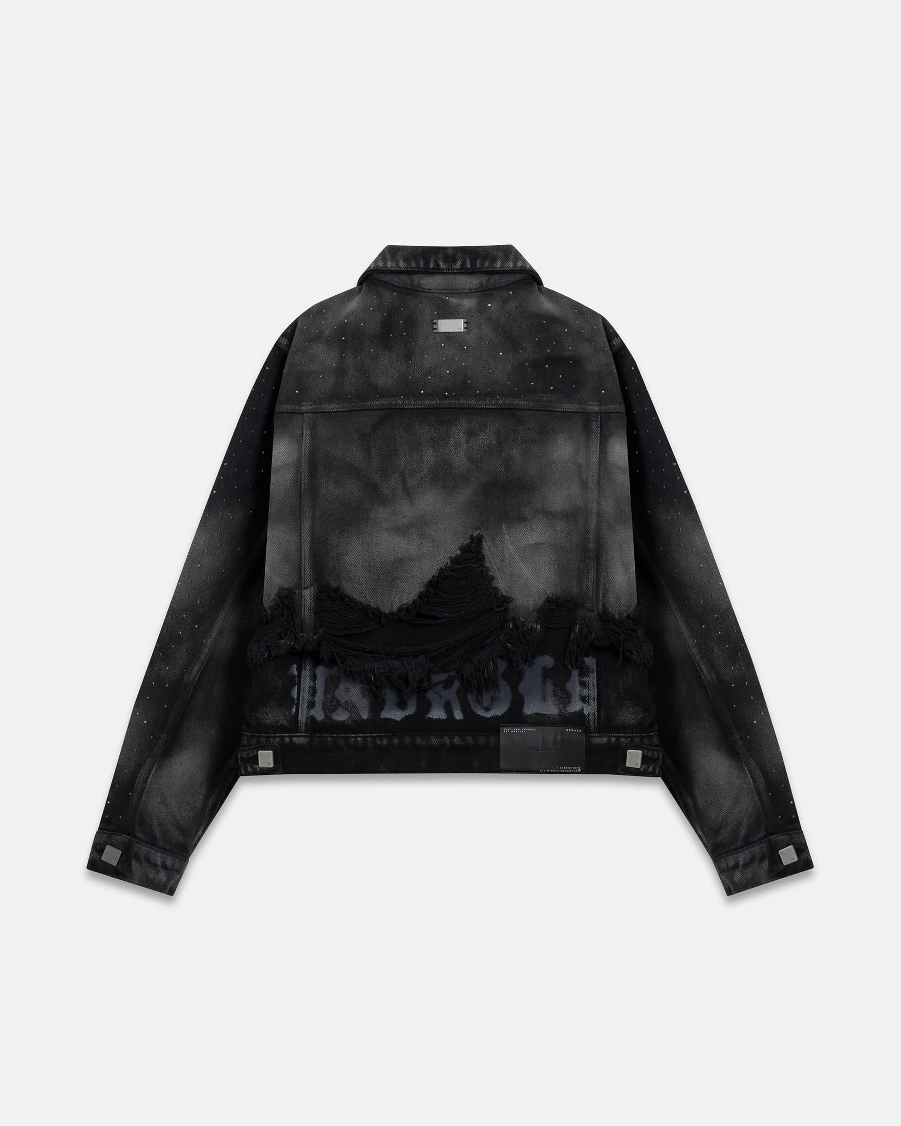 94' UNDRGLD Double Destroyed Jacket Vintage Gray - imagen 3