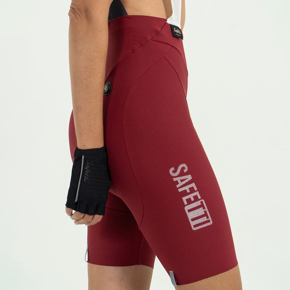 PANTALONETA CICLISMO CON CARGADERAS GIRONA TERRACOTA PARA MUJER - imagen 4
