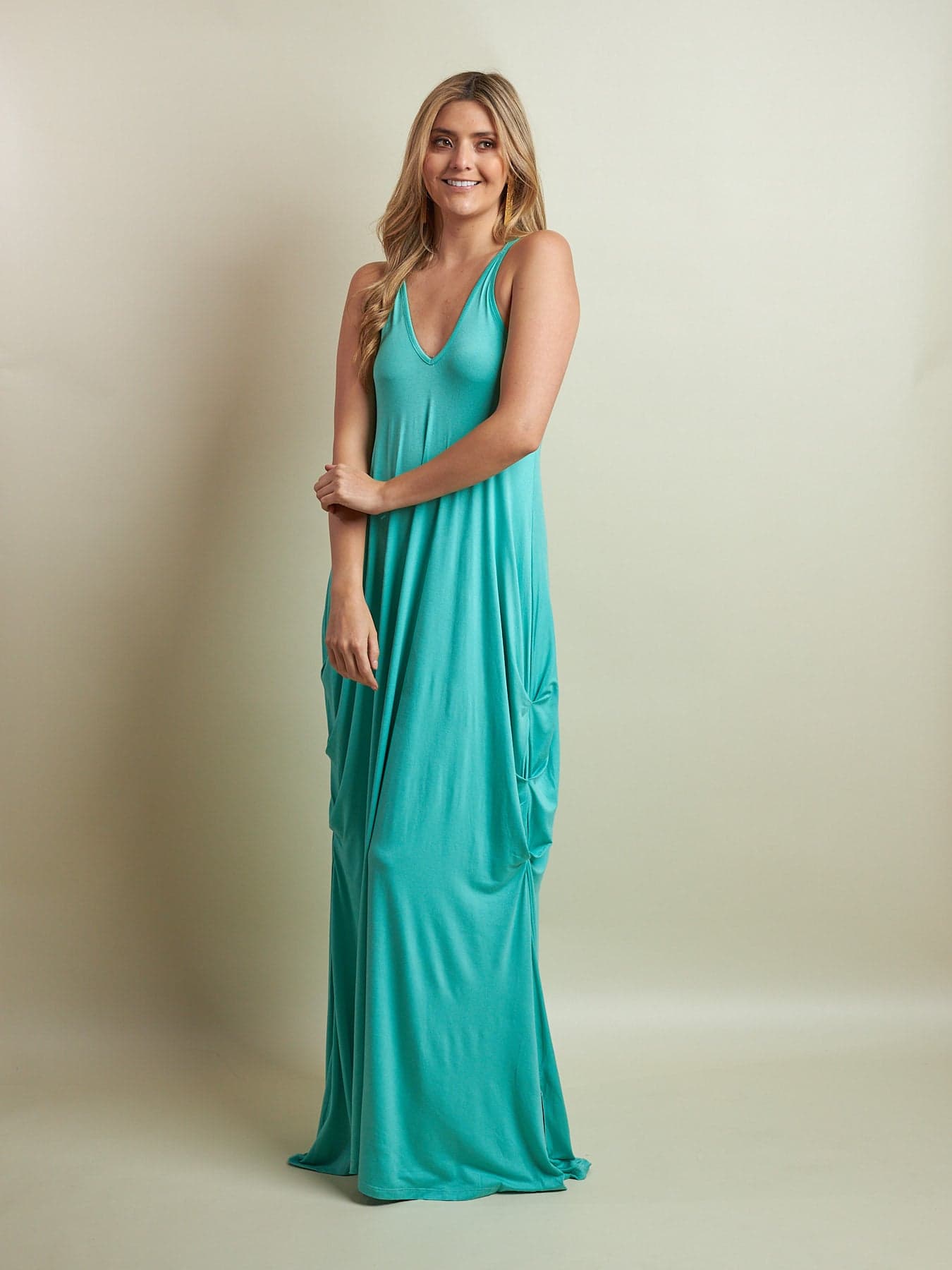 Vestido Elizabeth Verde Menta - imagen 2