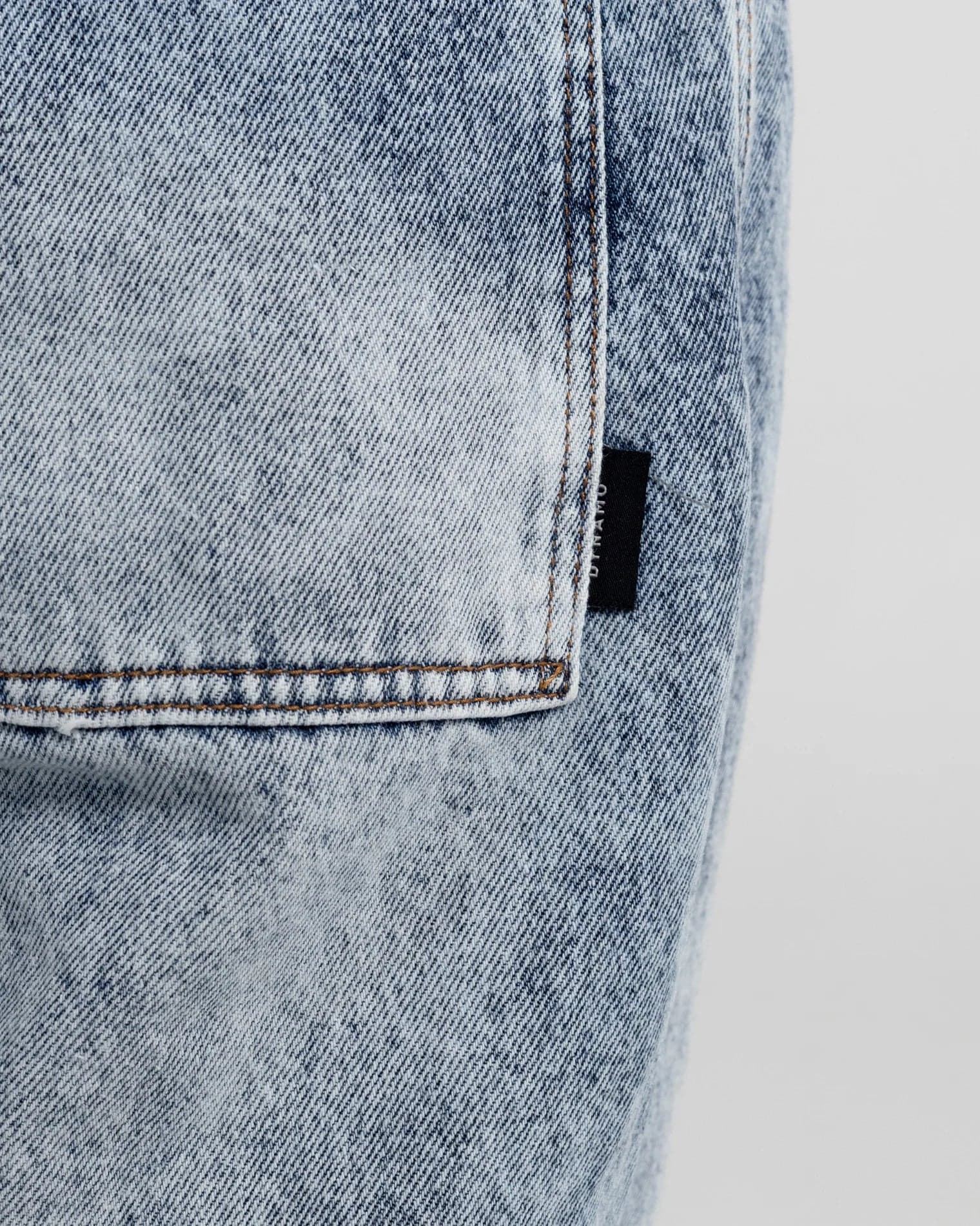 Jeans Azul Baggy Ice Washed - imagen 4
