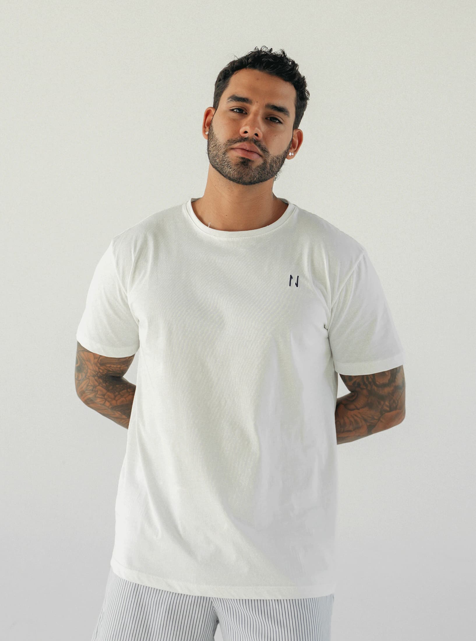 Cotton Tee Hombre - Marfil