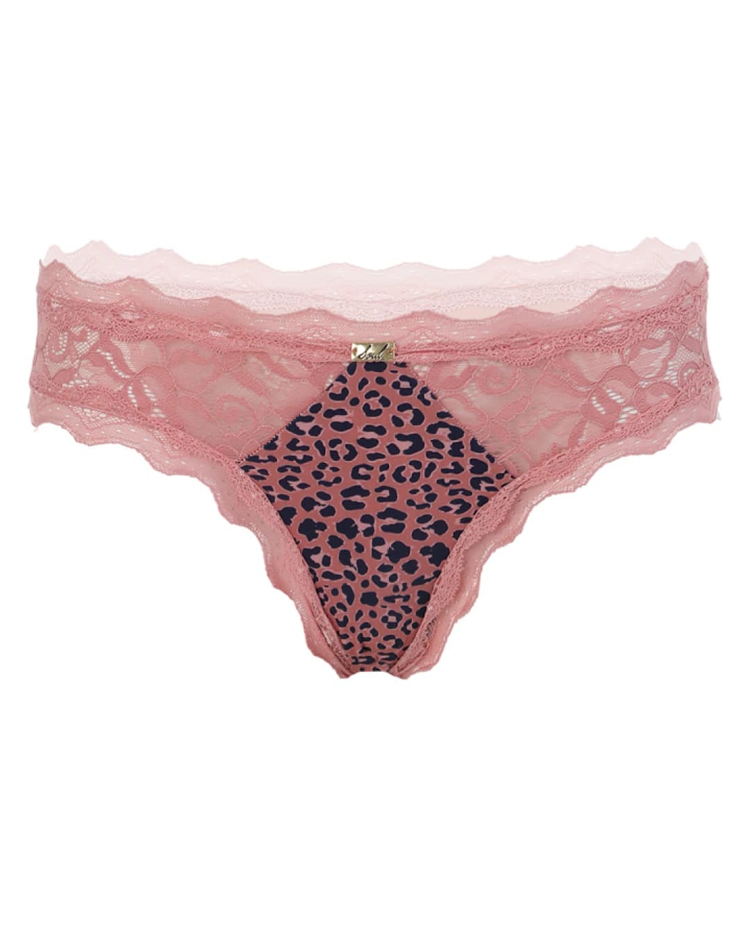 Panty tanga anima print - SHINY ROSA VIEJO: Talla S - imagen 2