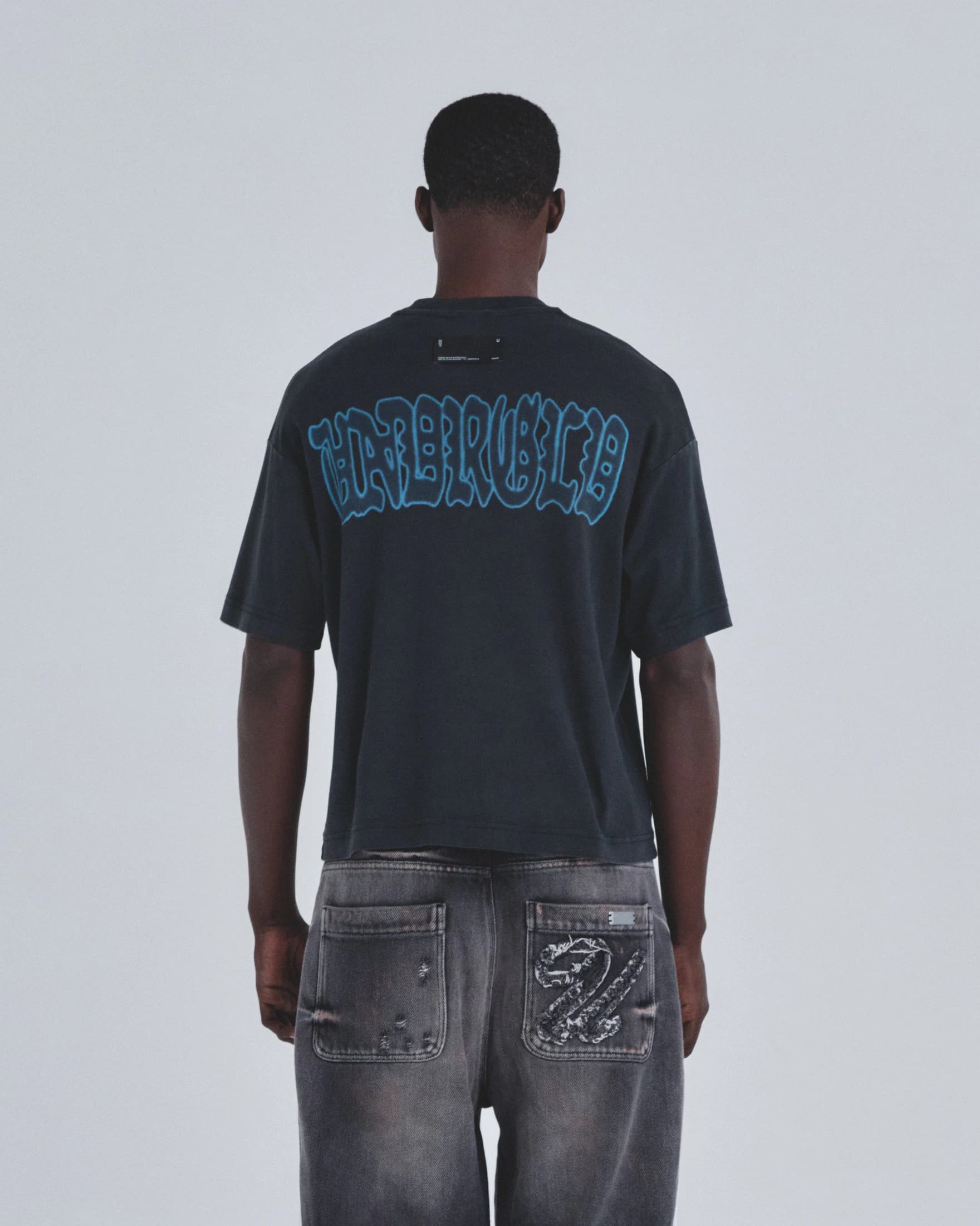Holy State Divinity Boxy Fit Tshirt Vintage Black - imagen 5