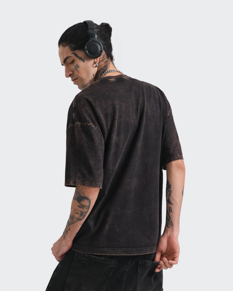 Camiseta Gris Oversize Hotline - imagen 3