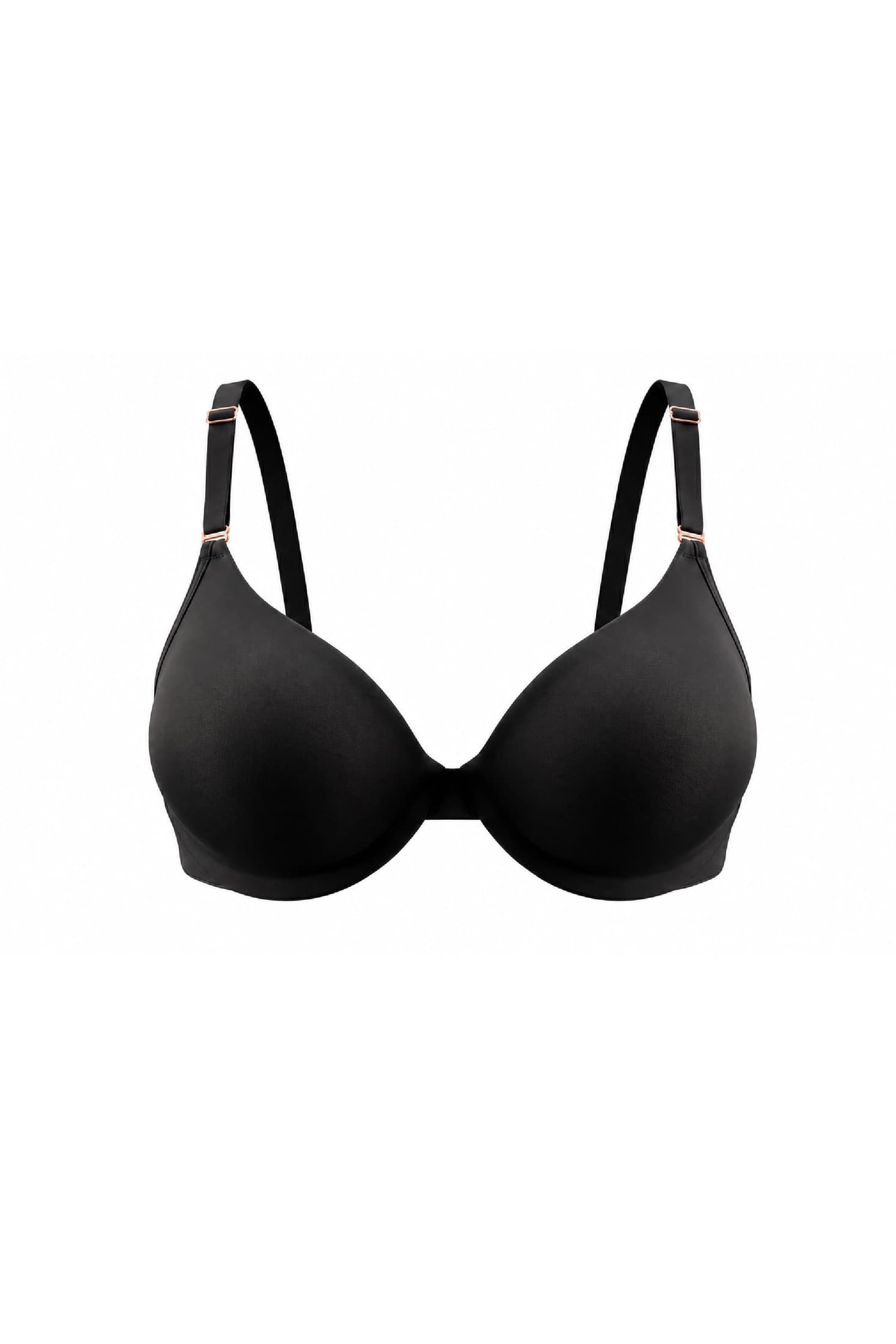 BRASIER ELLIPSE CON ARO INVISIBLE GLOWY & SILKY NEGRO - imagen 3