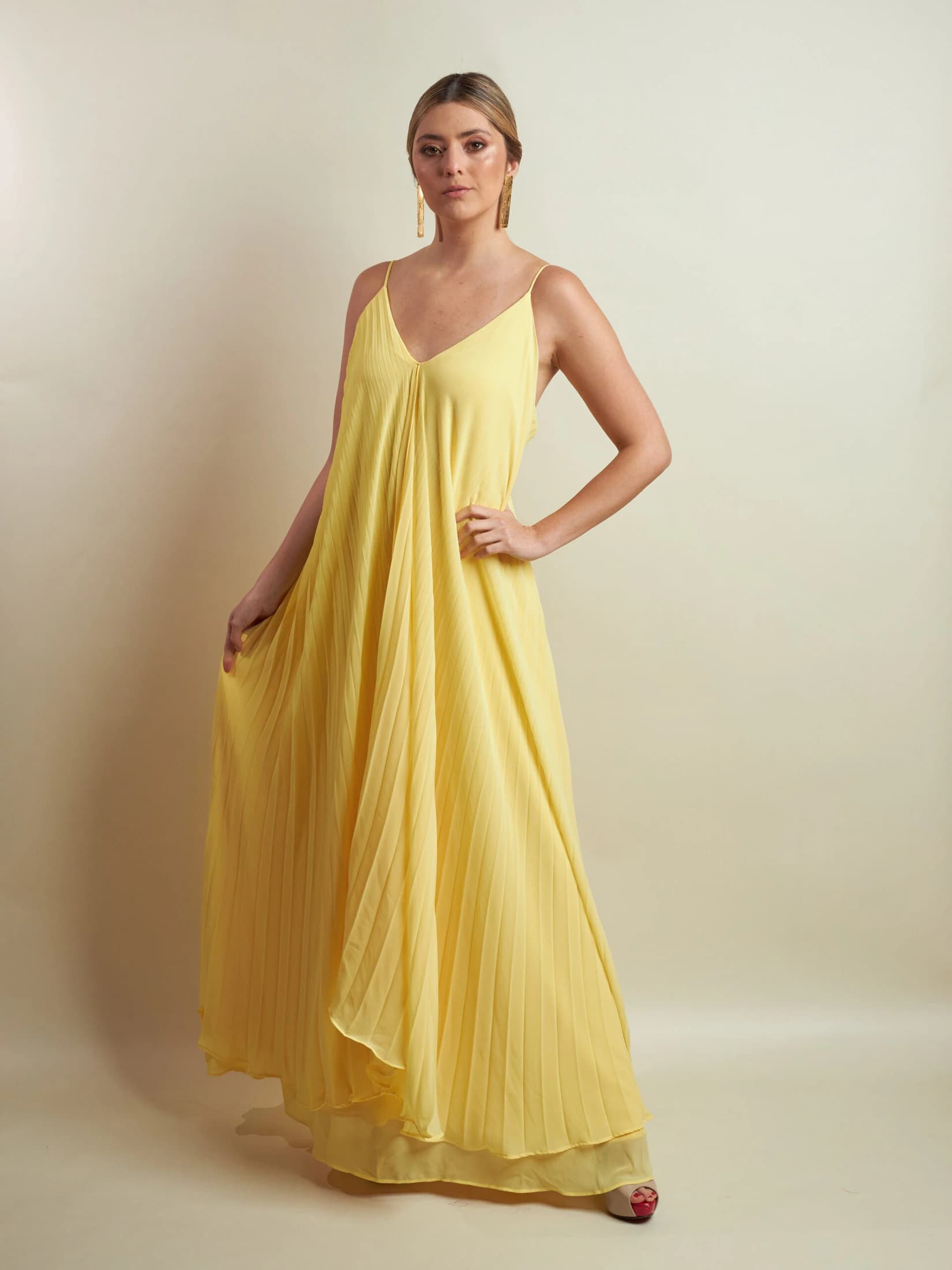 Vestido Suarez Amarillo - imagen 4