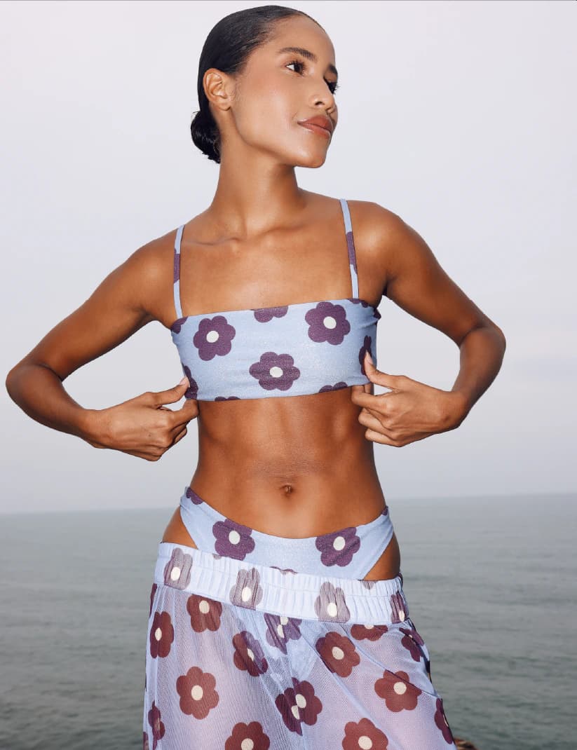 Top Bikini Mini Flowers - imagen 1