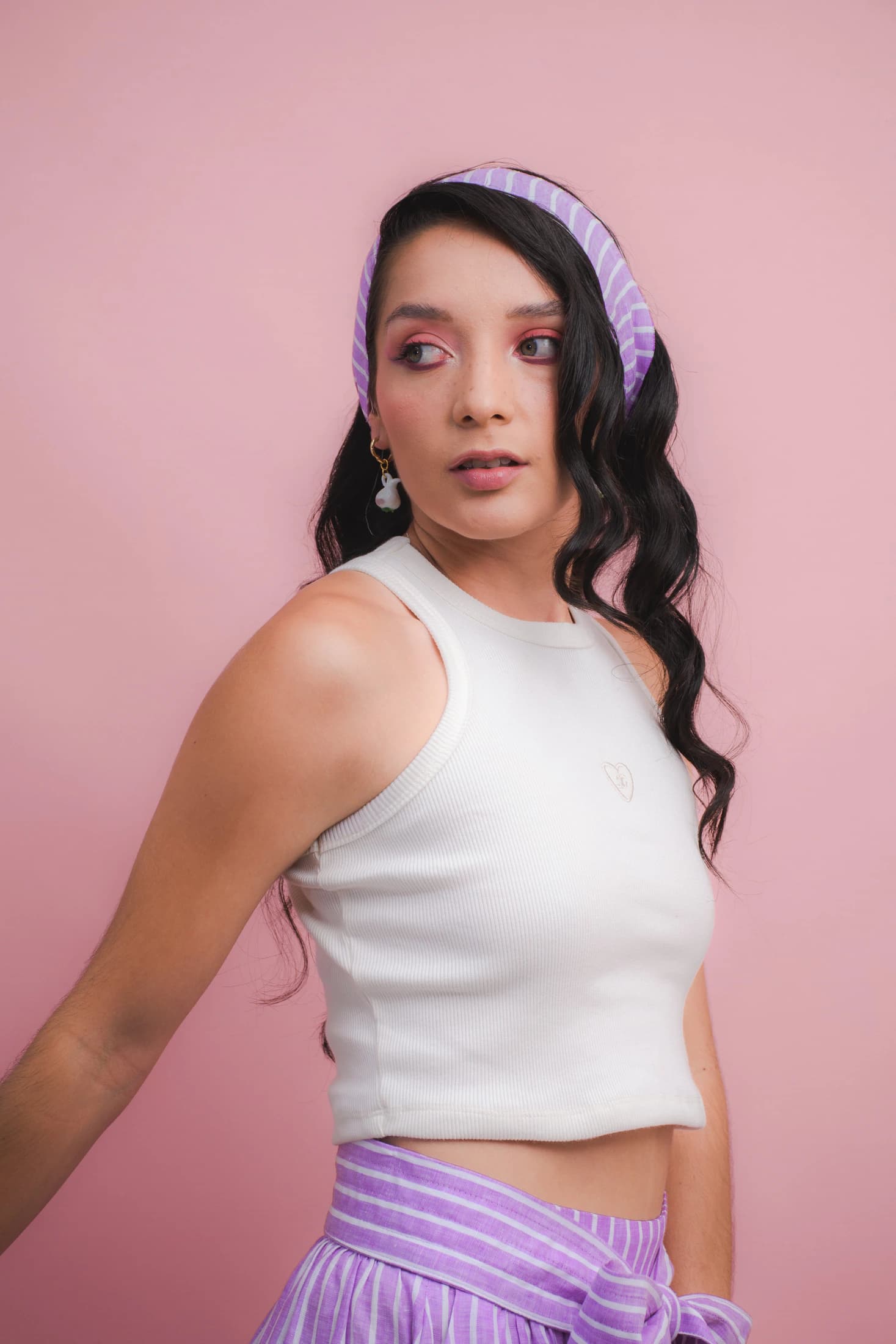 Tank Top Corazón Crema - imagen 3