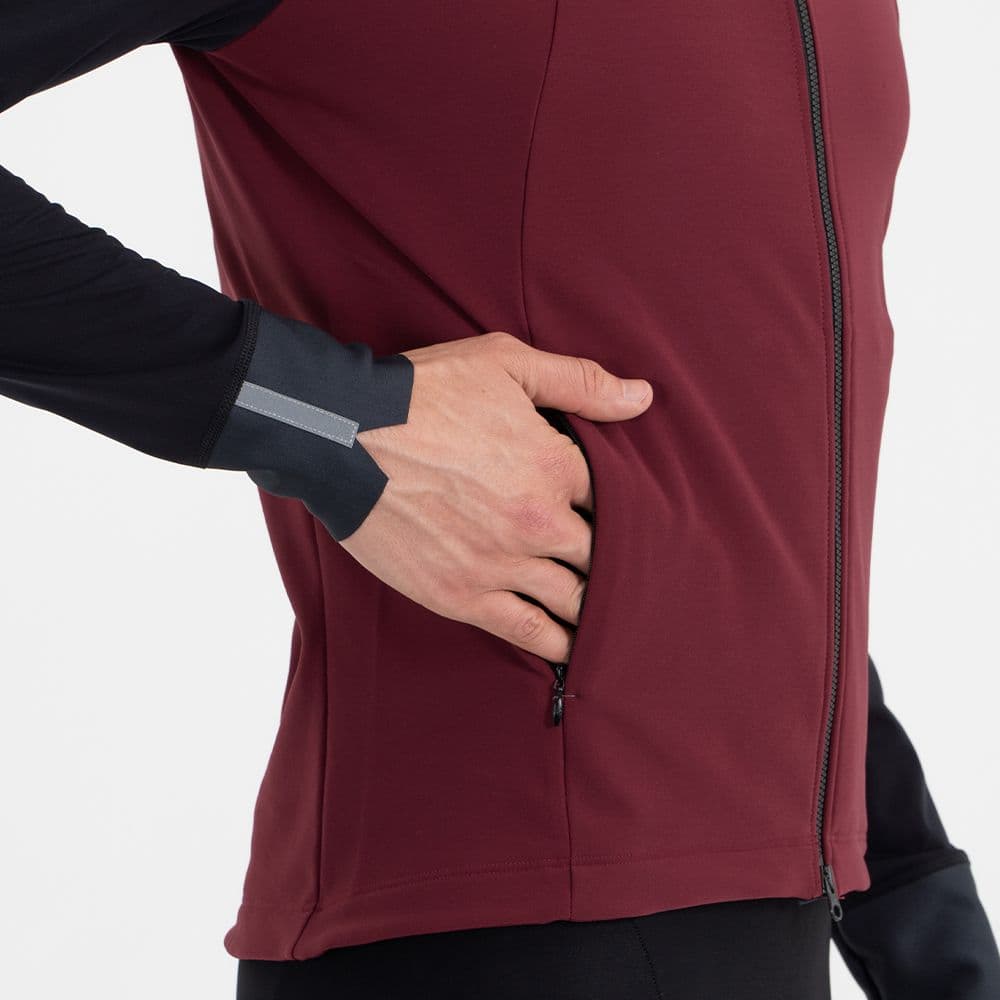 CHAQUETA CICLISMO THERMALTECH WINE UNISEX - imagen 10