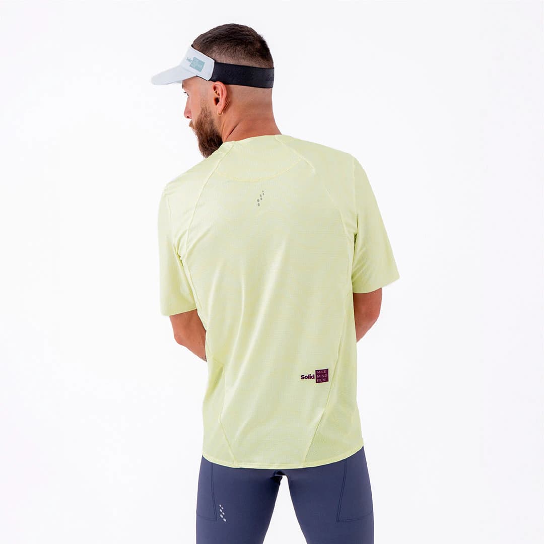 CAMISETA RUNNING MANGA CORTA PRO 405 AMARILLO PARA HOMBRE - imagen 2