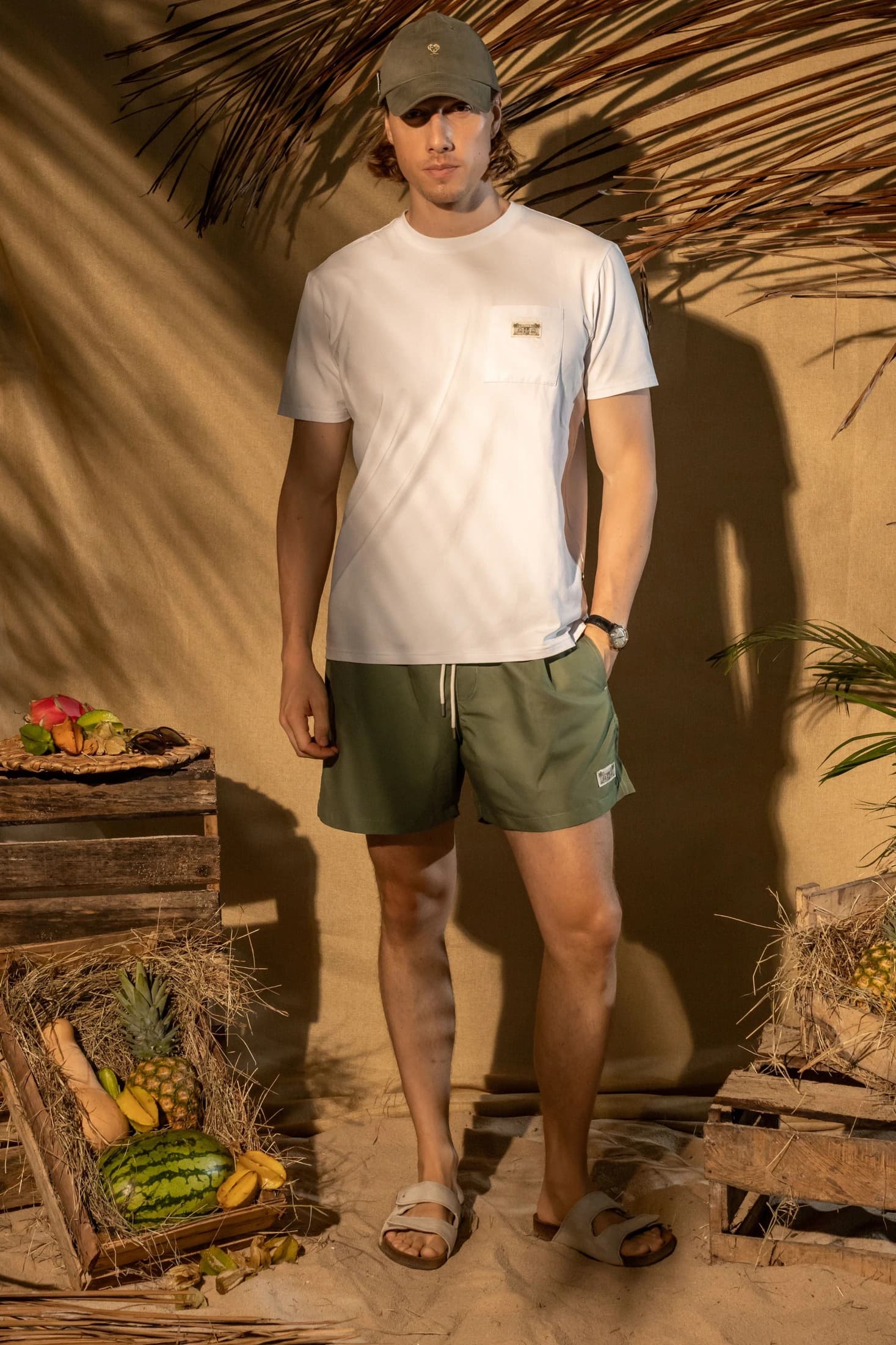 Camiseta Blanca Bolsillo Surf - imagen 4