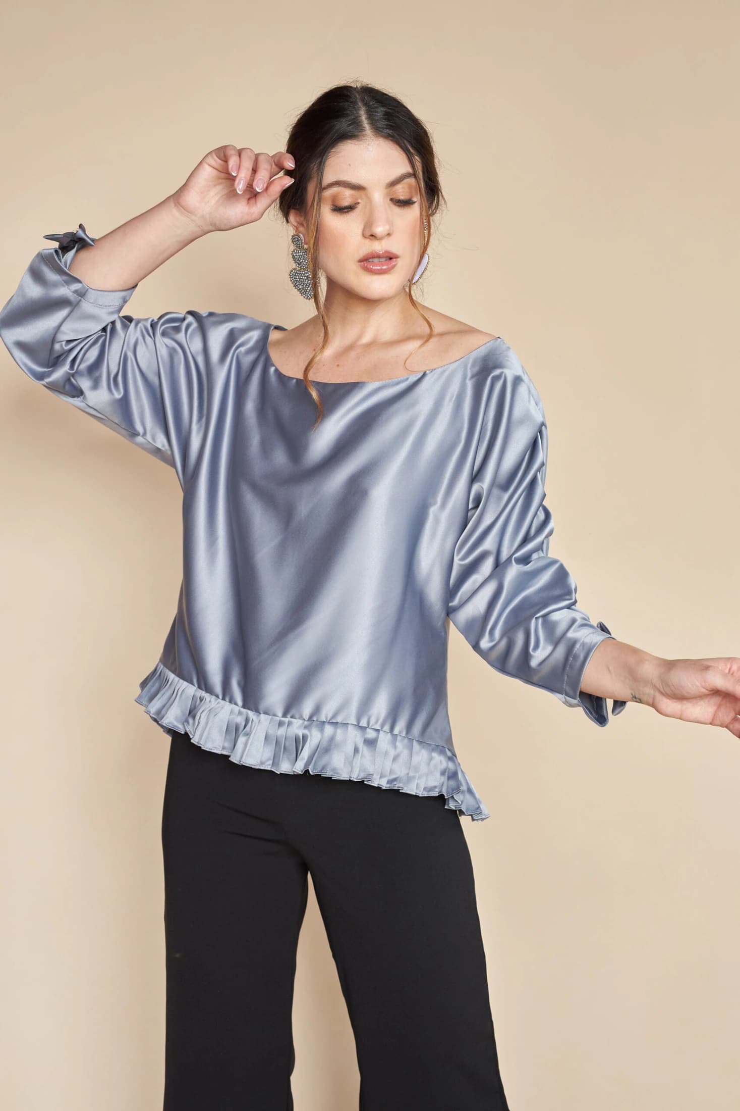 Blusa Kan Gris - imagen 6