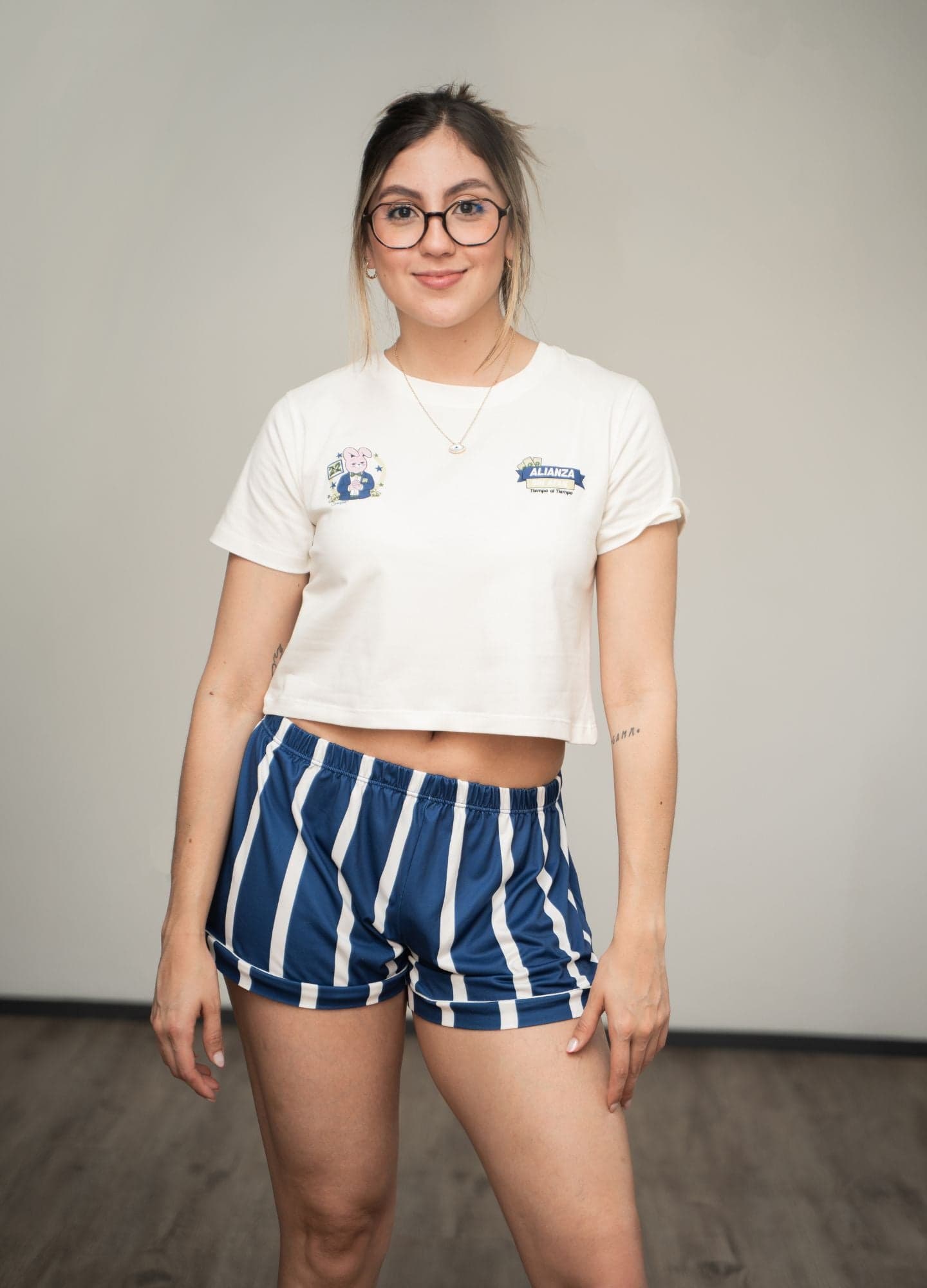 Conjunto Short Alianza sin Afán - Azul