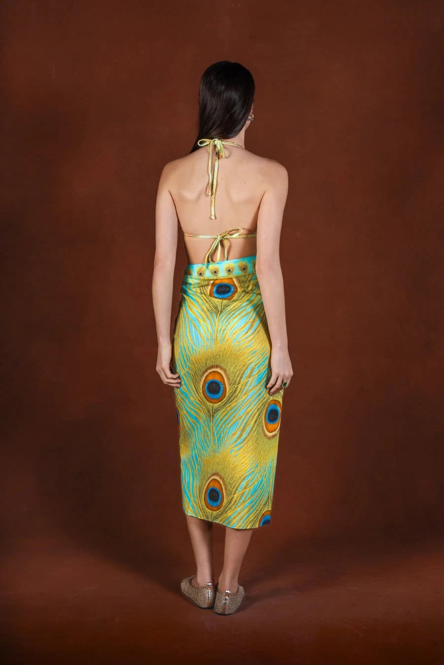 Women's Sacra long cotton sarong - imagen 3