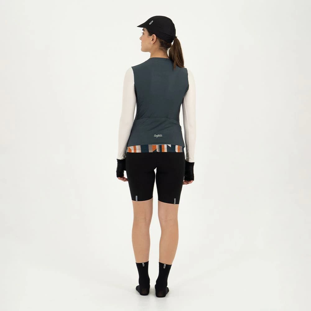 CAMISA CICLISMO MANGA LARGA IVORY GRAY PARA MUJER - imagen 2