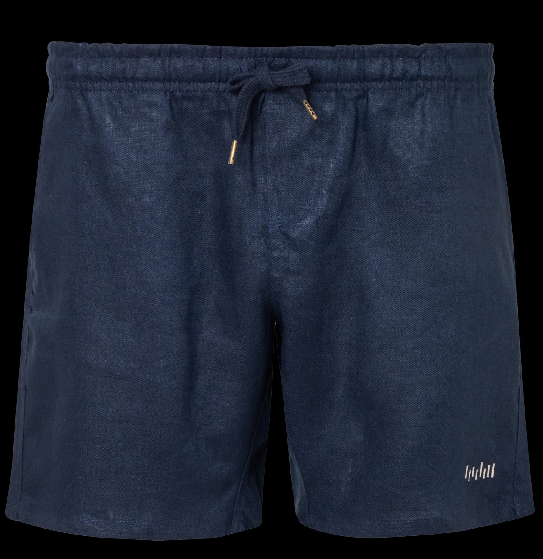 Shorts de Lino Clásica Midnight