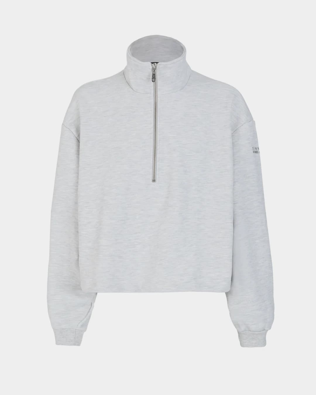 MONOGRAM HALF ZIP JASPE SWEATER - imagen 1