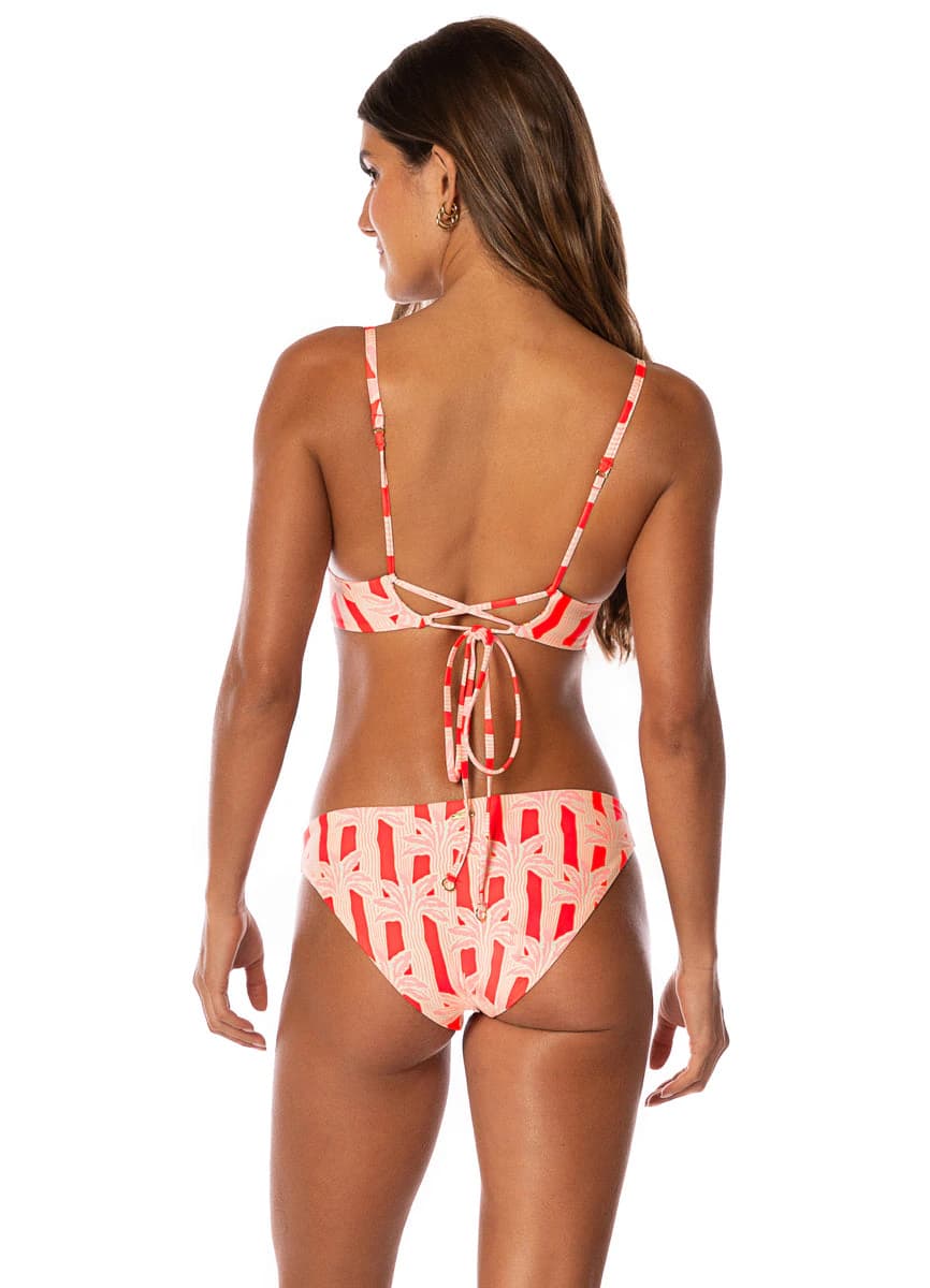 Maaji Palm Plantation Flirt Low Rise Thin Side Bikini Bottom - imagen 1