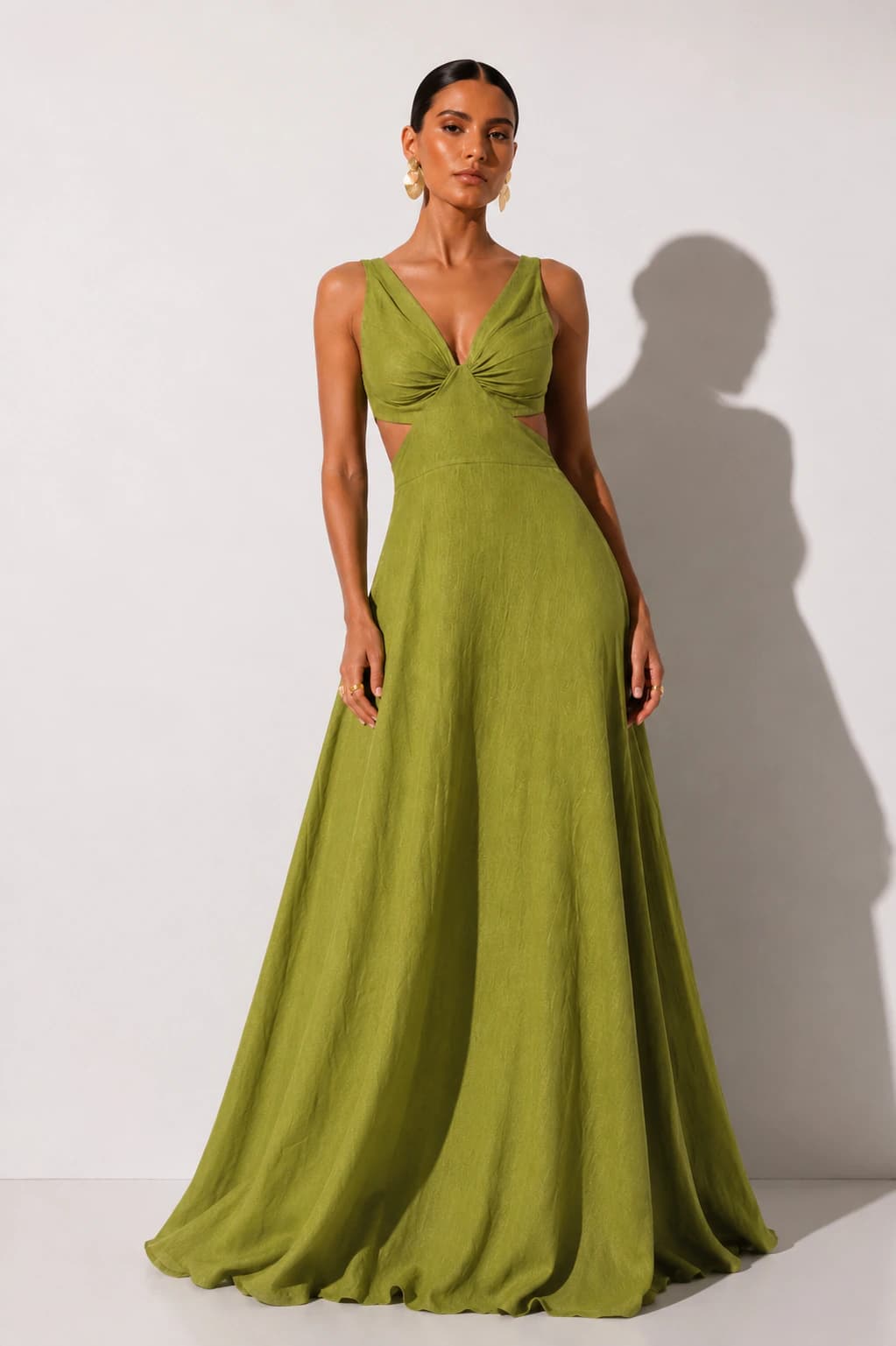 Vestido Quindio verde pistacho