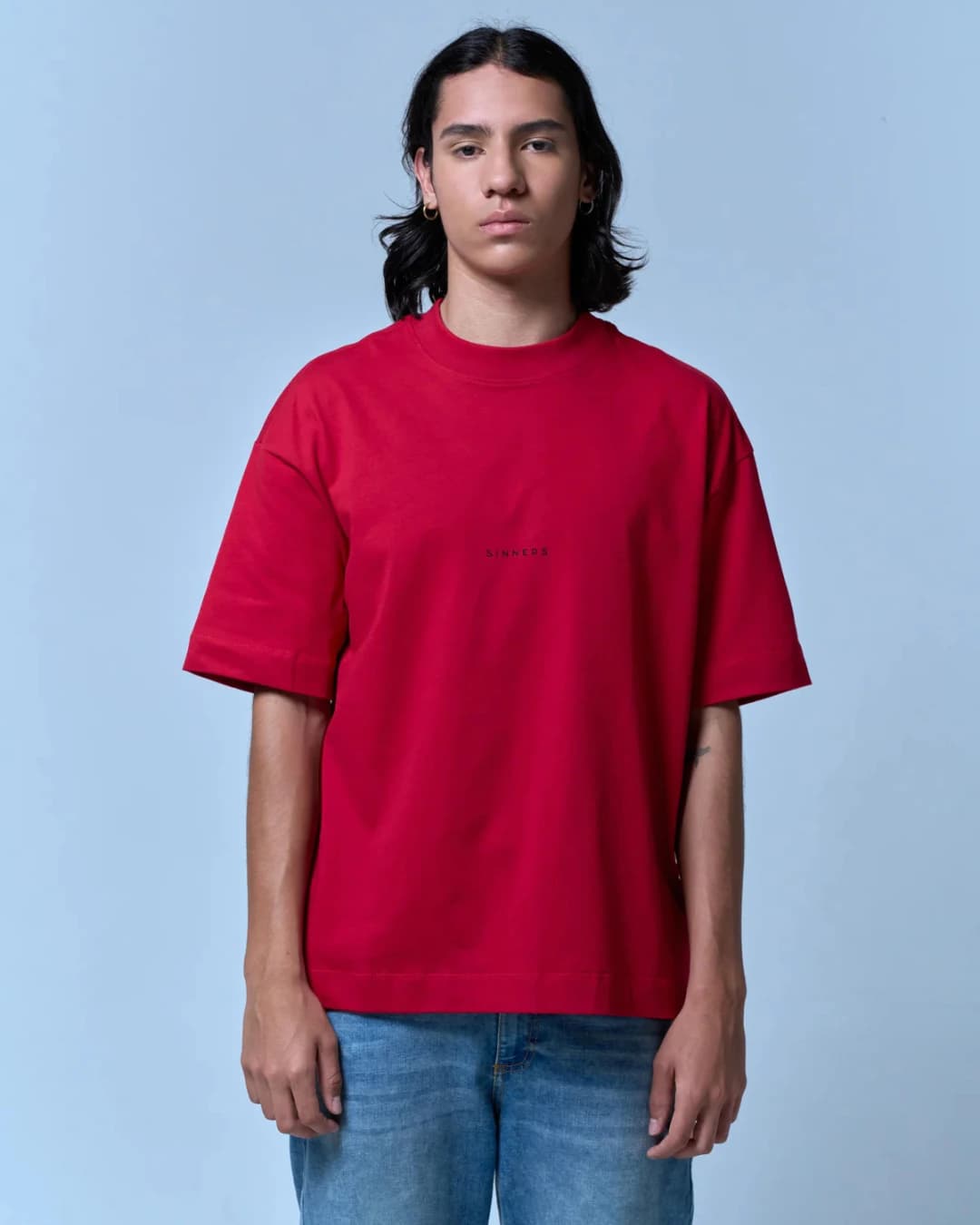 CENTER LOGO RED BOXY T-SHIRT - imagen 4