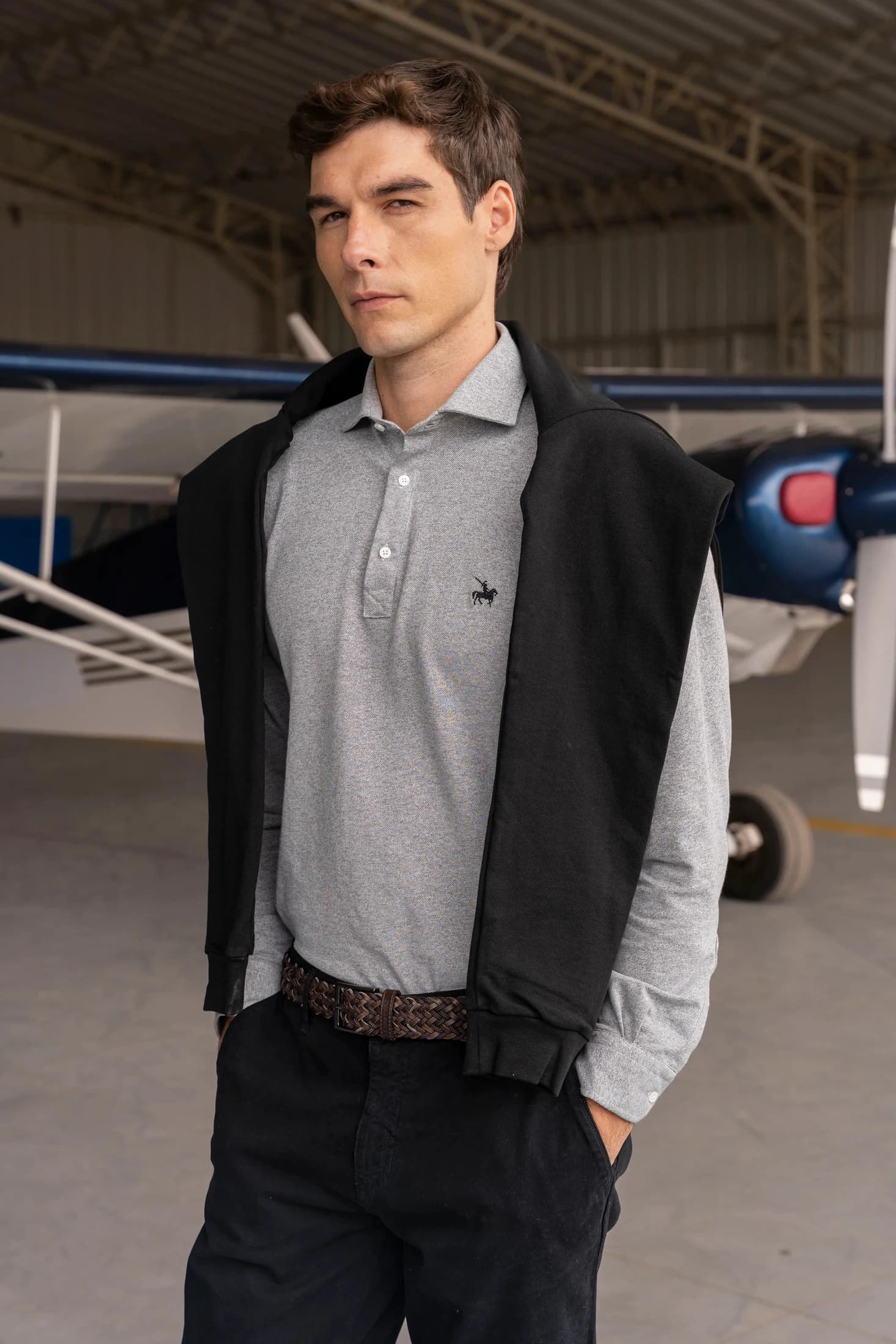 Camisa Marrakech Hombre Gris - imagen 1