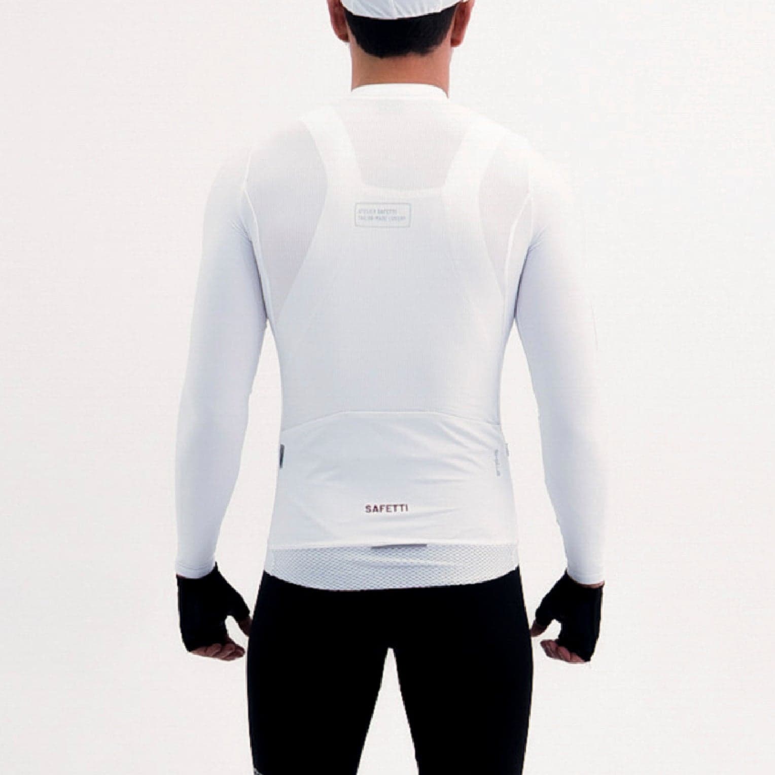 CAMISA CICLISMO MANGA LARGA LATITUDE BLANCA PARA HOMBRE - imagen 2