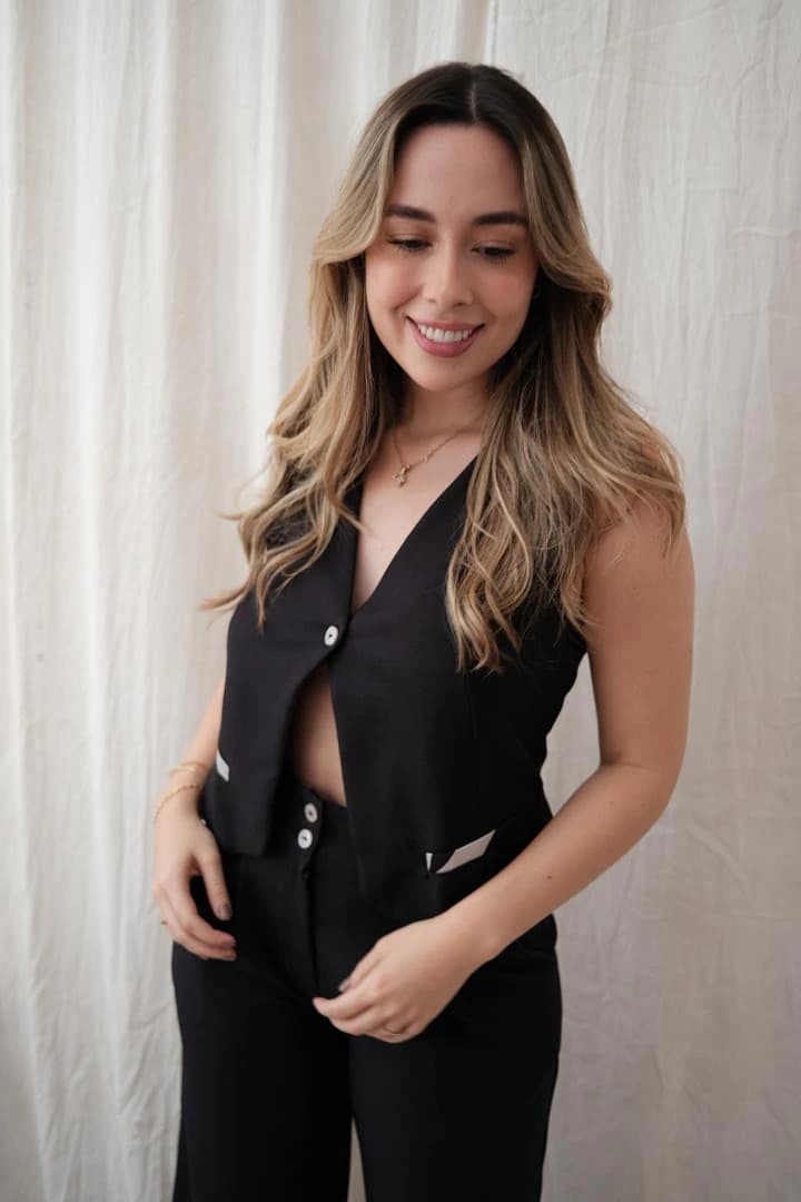 Chaleco Latino Vest Negro - imagen 2