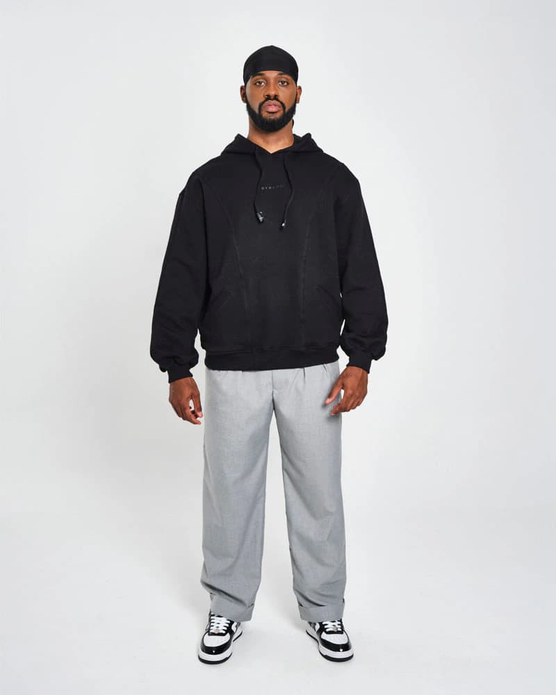 Hoodie Oversize Essential Black - imagen 6