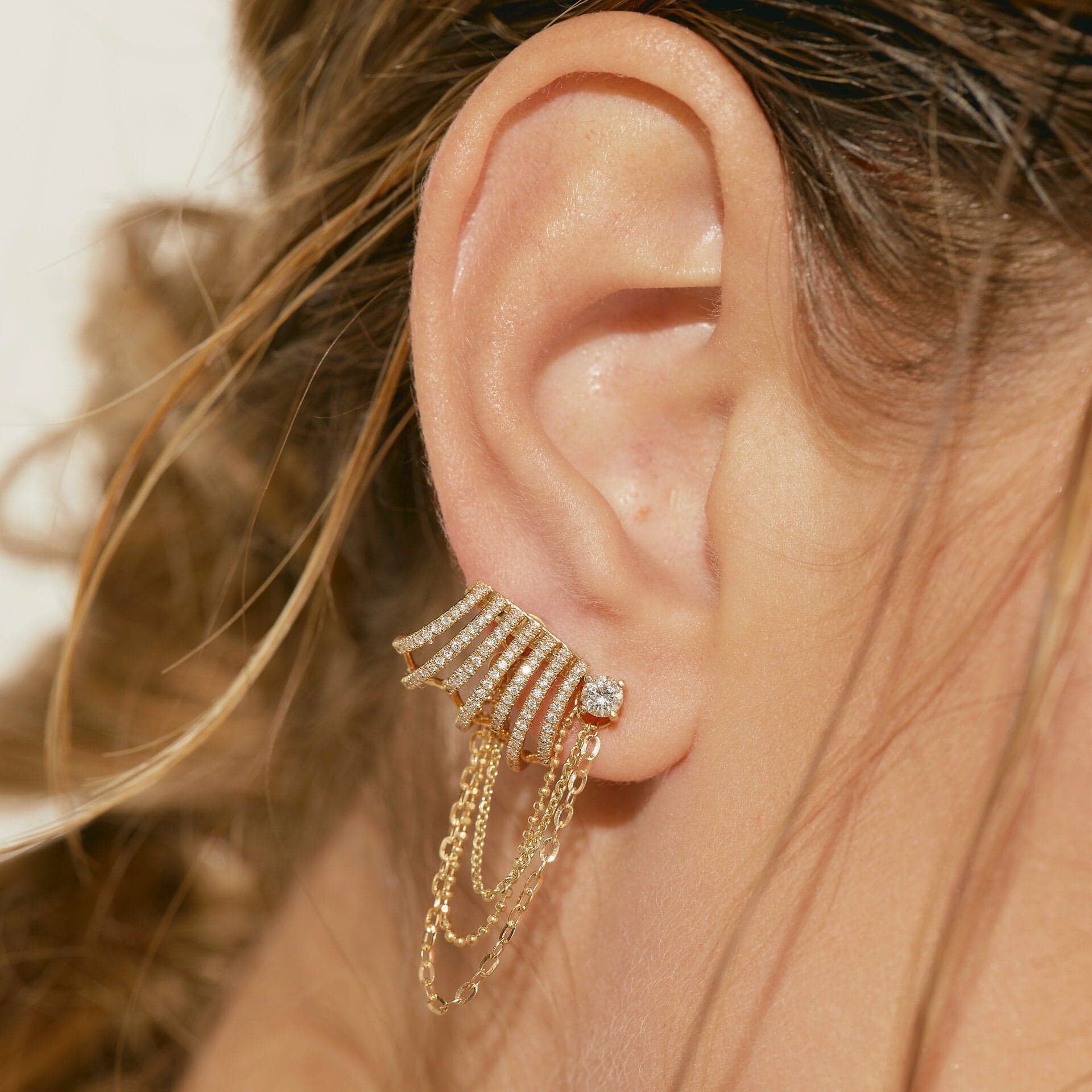 Arete Conector Mix & Match cadenas - imagen 2