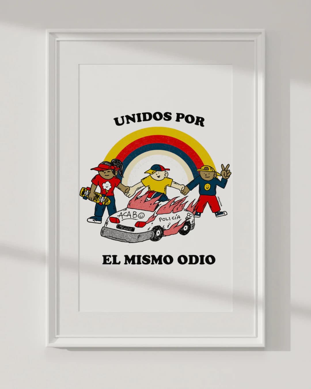 PRINT UNIDOS POR EL MISMO ODIO (PAPEL 75GR) - imagen 1