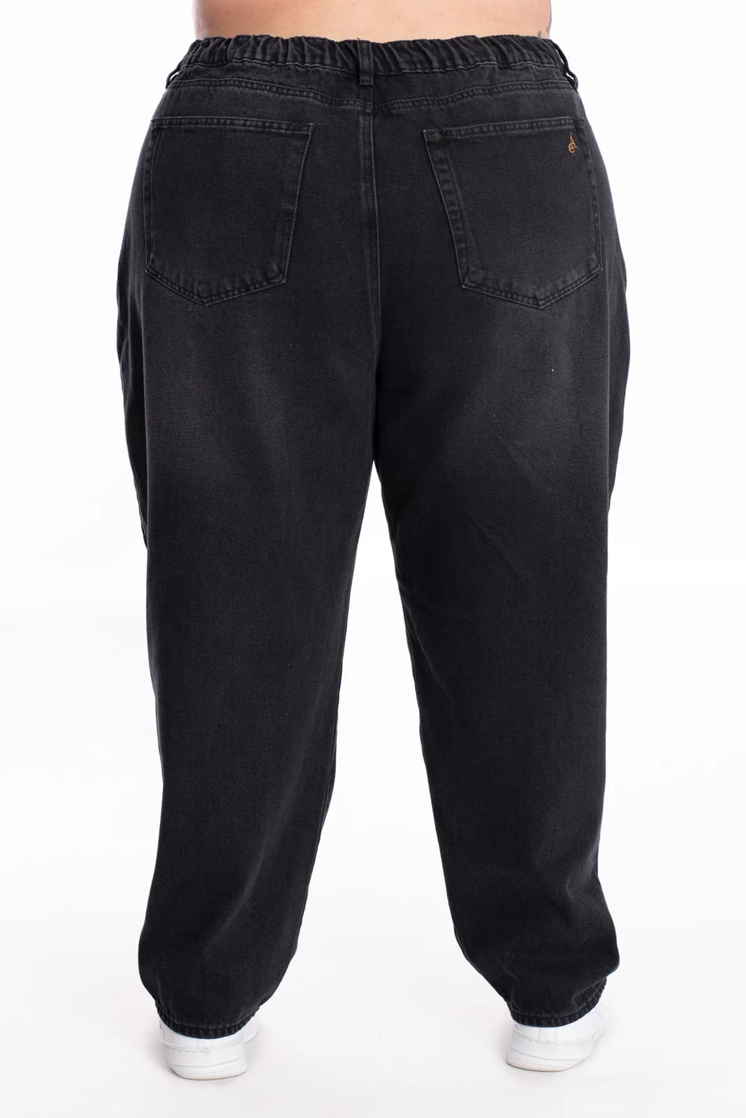 Jean Boyfriend Negro Rotos 413 - imagen 6