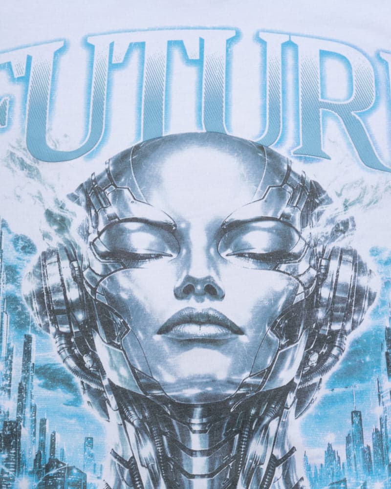 Camiseta Blanca Oversize Future - imagen 3